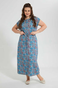 Redtag-Assorted-Floral-Maxi-Dresses-With-Belt-Dresses-Women's-