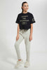 Redtag-Biege-Short-Joggers-Senior-Girls-9 to 14 Years