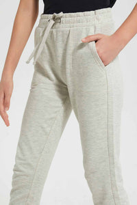 Redtag-Biege-Short-Joggers-Senior-Girls-9 to 14 Years