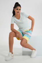 Load image into Gallery viewer, Redtag-Mint-V-Neck-T-Shirt-V-Neck-T-Shirts-Women&#39;s-
