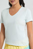 Redtag-Mint-V-Neck-T-Shirt-V-Neck-T-Shirts-Women's-
