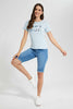 Redtag-Blue-San-Francisco-Print-T-Shirt-Category:T-Shirts,-Colour:Blue,-Filter:Women's-Clothing,-New-In,-New-In-Women,-Non-Sale,-S22D,-Section:Women,-TBL,-Women-T-Shirts-Women's-