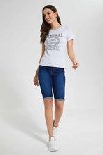 Load image into Gallery viewer, Redtag-Grey-Cental-Park-Print-T-Shirt-Category:T-Shirts,-Colour:Grey,-Filter:Women&#39;s-Clothing,-New-In,-New-In-Women,-Non-Sale,-S22D,-Section:Women,-TBL,-Women-T-Shirts-Women&#39;s-
