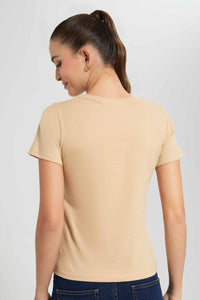 Redtag-Blush-Butterfly-Print-T--Shirt-Category:T-Shirts,-Colour:Pink,-Filter:Women's-Clothing,-New-In,-New-In-Women,-Non-Sale,-S22D,-Section:Women,-TBL,-Women-T-Shirts-Women's-