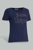 Redtag-Navy-Unique-Embellished-T-Shirt-Embellished-T-Shirts-Women's-