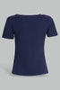 Redtag-Navy-Unique-Embellished-T-Shirt-Embellished-T-Shirts-Women's-