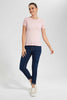 Redtag-Blush--Crew-Neck-T-Shirt-Category:T-Shirts,-Colour:Pink,-Filter:Women's-Clothing,-New-In,-New-In-Women,-Non-Sale,-S22D,-Section:Women,-TBL,-Women-T-Shirts-Women's-
