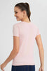Redtag-Blush--Crew-Neck-T-Shirt-Category:T-Shirts,-Colour:Pink,-Filter:Women's-Clothing,-New-In,-New-In-Women,-Non-Sale,-S22D,-Section:Women,-TBL,-Women-T-Shirts-Women's-