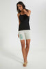 Redtag-Grey-Melange-Printed-Cycling-Short-Loungewear-Shorts-Women's-