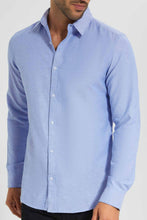 تنزيل الصورة على معرض الصور، Redtag-Sky-Blue-Regular-Collar-Oxford-Shirt-Category:Shirts,-Colour:Blue,-Filter:Men&#39;s-Clothing,-Men-Shirts,-New-In,-New-In-Men,-Non-Sale,-S22D,-Section:Men,-TBL-Men&#39;s-
