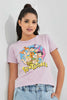 Redtag-Pink-Flintstone-Printed-T-Shirt-Graphic-T-Shirts-Women's-