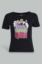 تنزيل الصورة على معرض الصور، Redtag-Black-Queen-Grimhilde-Printed-T-Shirt-Graphic-T-Shirts-Women&#39;s-
