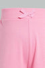 Redtag-Assorted-Dark-Pink-&-White-Solid-2Pcs-Pack-Active-Pant-Joggers-Infant-Girls-3 to 24 Months