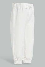 تنزيل الصورة على معرض الصور، Redtag-White-Front-Bow-Casual-Trouser-Trousers-Infant-Girls-3 to 24 Months
