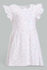 Redtag-White-Printed-/-Solid-Fuchsia-2Pc-Pack-Knit-Dress-Dresses-Infant-Girls-3 to 24 Months