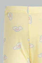 Load image into Gallery viewer, Redtag-Mint-And-Yellow-Wonderfull-Pyjama-Set-Pyjama-Sets-Infant-Girls-3 to 24 Months
