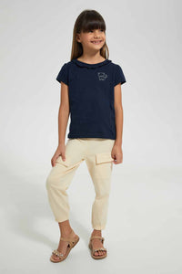 Beige Cargo Pant