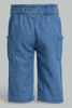 Redtag-Blue-Side-Pockets-Jogger-Jeans-Jogger-Fit-Infant-Girls-3 to 24 Months