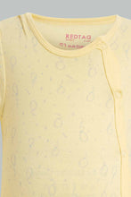 Load image into Gallery viewer, Redtag-Yellow-And-Pink-Balloons-2-Piece-Pack-Sleep-Suit-Sleepsuits-Baby-0 to 12 Months
