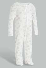 Load image into Gallery viewer, Redtag-Grey-Elephant-2-Piece-Pack-Sleep-Suit-Sleepsuits-Baby-0 to 12 Months
