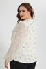 Redtag-Gold-Leaf-Ivory-Jacquard-Blouse-Blouses-Women's-