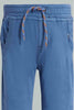 Redtag-Royal-Color-Knit-Denim-Pant-Knit-Denim-Infant-Boys-3 to 24 Months