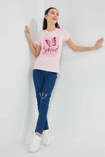 Load image into Gallery viewer, Redtag-Dk-Wash-Skinny-With-Bunny-Category:Jeans,-Colour:Darkwash,-Deals:2-For-90,-Filter:Senior-Girls-(9-to-14-Yrs),-GSR-Jeans,-New-In,-New-In-GSR,-RMD-add,-S22C,-Section:Kidswear-Senior-Girls-9 to 14 Years
