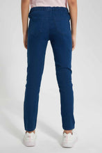 Load image into Gallery viewer, Redtag-Dk-Wash-Skinny-With-Bunny-Category:Jeans,-Colour:Darkwash,-Deals:2-For-90,-Filter:Senior-Girls-(9-to-14-Yrs),-GSR-Jeans,-New-In,-New-In-GSR,-RMD-add,-S22C,-Section:Kidswear-Senior-Girls-9 to 14 Years
