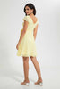 Redtag-Yellow-Dobby-Skater-Dress-Dresses-Women's-