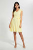 Redtag-Yellow-Dobby-Skater-Dress-Dresses-Women's-