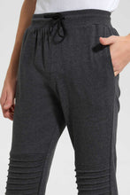 Load image into Gallery viewer, Redtag-Charcoal-Biker-Knee-Active-Pant-Joggers-Senior-Boys-9 to 14 Years
