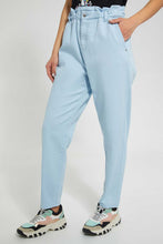 Load image into Gallery viewer, Redtag-Blue-Baggy-Fit-Trouser-Jeans-Baggy-Fit-Women&#39;s-
