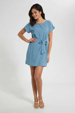 Load image into Gallery viewer, Redtag-Assorted-Printed-Dress-With-Belt-Dresses-Women&#39;s-
