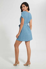 Load image into Gallery viewer, Redtag-Assorted-Printed-Dress-With-Belt-Dresses-Women&#39;s-

