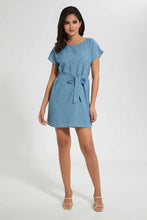 Load image into Gallery viewer, Redtag-Assorted-Printed-Dress-With-Belt-Dresses-Women&#39;s-
