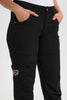 Redtag-Black-Utility-Jogger-With-Embroidery-Jeans-Jogger-Fit-Women's-