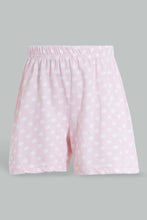 Load image into Gallery viewer, Redtag-Pink-Printed-S/Sleeve-Pyjama-Sets-Pyjama-Sets-Girls-2 to 8 Years
