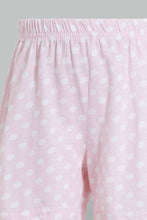 Load image into Gallery viewer, Redtag-Pink-Printed-S/Sleeve-Pyjama-Sets-Pyjama-Sets-Girls-2 to 8 Years
