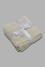 تنزيل الصورة على معرض الصور، Redtag-Beige-Textured-Cotton-Face-Towel-Set-(4-Piece)-Category:Towels,-Colour:Beige,-Filter:Home-Bathroom,-HMW-BAC-Towels,-New-In,-New-In-HMW-BAC,-Non-Sale,-Section:Homewares,-W22O-Home-Bathroom-
