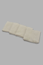 تنزيل الصورة على معرض الصور، Redtag-Beige-Textured-Cotton-Face-Towel-Set-(4-Piece)-Category:Towels,-Colour:Beige,-Filter:Home-Bathroom,-HMW-BAC-Towels,-New-In,-New-In-HMW-BAC,-Non-Sale,-Section:Homewares,-W22O-Home-Bathroom-
