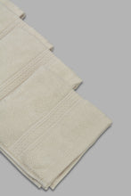 تنزيل الصورة على معرض الصور، Redtag-Beige-Textured-Cotton-Face-Towel-Set-(4-Piece)-Category:Towels,-Colour:Beige,-Filter:Home-Bathroom,-HMW-BAC-Towels,-New-In,-New-In-HMW-BAC,-Non-Sale,-Section:Homewares,-W22O-Home-Bathroom-
