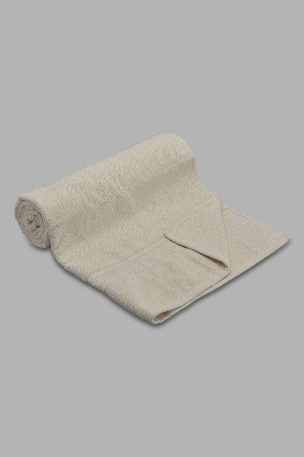 Redtag-Beige-Textured-Cotton-Beach-Towel-Category:Towels,-Colour:Beige,-Filter:Home-Bathroom,-HMW-BAC-Towels,-New-In,-New-In-HMW-BAC,-Non-Sale,-Section:Homewares,-W22O-Home-Bathroom-