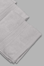 تنزيل الصورة على معرض الصور، Redtag-Light-Grey-Textured-Cotton-Face-Towel-Set-(4-Piece)-Category:Towels,-Colour:Grey,-Filter:Home-Bathroom,-HMW-BAC-Towels,-New-In,-New-In-HMW-BAC,-Non-Sale,-Section:Homewares,-W22O-Home-Bathroom-
