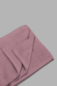 Redtag-Purple-Textured-Cotton-Hand-Towel-Category:Towels,-Colour:Purple,-Filter:Home-Bathroom,-HMW-BAC-Towels,-New-In,-New-In-HMW-BAC,-Non-Sale,-Section:Homewares,-W22O-Home-Bathroom-