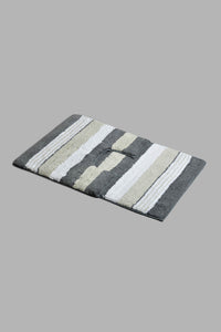 Redtag-Grey-Bath-Mat-Set-(2-Piece)-Category:Bathmats,-Colour:Grey,-Filter:Home-Bathroom,-HMW-BAC-Bath-Accessories,-New-In,-New-In-HMW-BAC,-Non-Sale,-S22C,-Section:Homewares-Home-Bathroom-