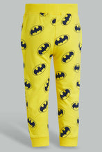 تنزيل الصورة على معرض الصور، Redtag-Mustard-Batman-Printed-Active-Pant-Joggers-Infant-Boys-3 to 24 Months
