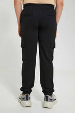 Load image into Gallery viewer, Redtag-Charcoal-Cargo-Active-Pant-Joggers-Senior-Boys-9 to 14 Years
