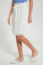 تنزيل الصورة على معرض الصور، Redtag-White-Dobby-Ruffled-Hem-Skirts-Skirts-Senior-Girls-9 to 14 Years
