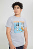 Redtag-Grey-Skate-For-Life-Tee-Graphic-T-Shirts-Senior-Boys-9 to 14 Years
