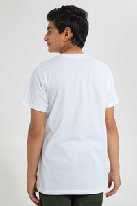 Redtag-White-Shoot-People-Tee-Graphic-T-Shirts-Senior-Boys-9 to 14 Years